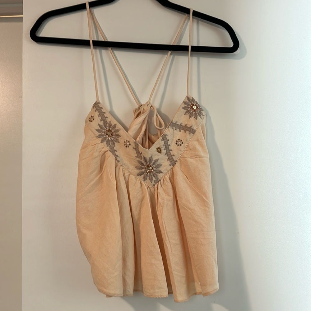 Free people backless halter